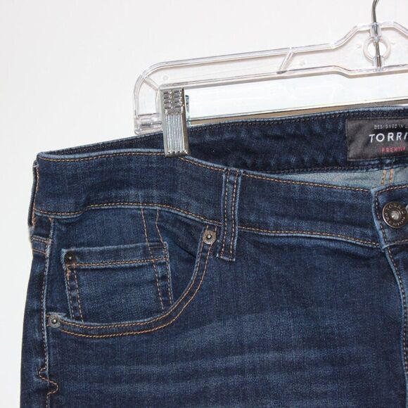 Torrid Dark Blue Cotton Premium high Rise Skinny Jeans Women's Size 22 - Picture 6 of 16